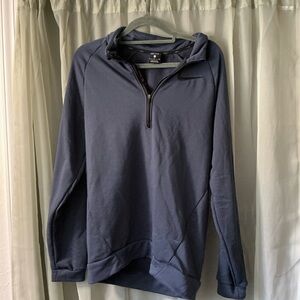 Nike Blue Zip Up Sweater Performance Style size small